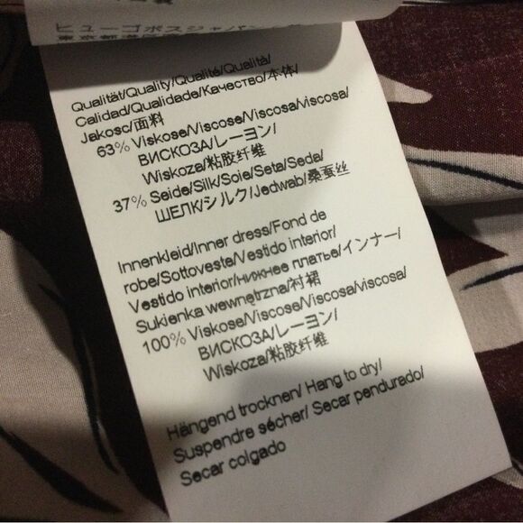 BOSS Decento Printed Long-Sleeve Dress - Picture 12 of 12